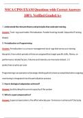 NSCA CPSS Exam &lpar;Latest 2026&sol;2027 Update&rpar; Complete Questions and Guide Answers&comma; 100&percnt; Verified Graded A&plus;