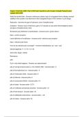 Organic Chemistry &lpar;UBC Chem 233&rpar; Exam Questions and Answers Already Passed Latest Update 2025-2026