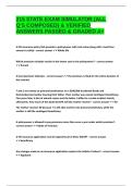 215 STATE EXAM SIMULATOR &lpar;ALL Q'S COMPOSED&rpar; & VERIFIED ANSWERS PASSED & GRADED A&plus;