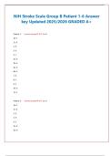 NIH Stroke Scale Group B Patient 1&ndash;6&colon; Scoring Breakdown & Certification Guide &lpar;2025&sol;2026&rpar;