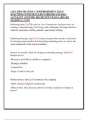 LSUS MBA 706 EXAM 1 COMPREHENSIVE EXAM  QUESTIONS WITH DETAILED VERIFIED AND 100&percnt;  ACCURATE ANSWERS BRAND NEW EXAM ALREADY  GRADED A&plus; PASS 