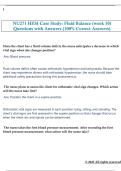 NU271 HESI Case Study&colon; Fluid Balance &lpar;week 10&rpar;  Questions with Answers &lpar;100&percnt; Correct Answers&rpar;