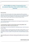 NU272 HESI Case Study&colon; Compound Fracture  &lpar;Preschooler&rpar; Questions with Answers &lpar;100&percnt; Correct  Answers&rpar;
