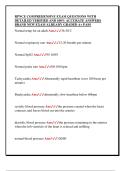 RPNCE COMPREHENSIVE EXAM QUESTIONS WITH  DETAILED VERIFIED AND 100&percnt; ACCURATE ANSWERS  BRAND NEW EXAM ALREADY GRADED A&plus; PASS 
