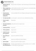 General Patient Care Test Bank &sol; Nursing Assistant Certification &sol; 2025 Update &sol; Score 100&percnt;