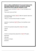 RPNCE- MEDS COMPREHENSIVE EXAM QUESTIONS WITH  DETAILED VERIFIED AND 100&percnt; ACCURATE ANSWERS  BRAND NEW EXAM ALREADY GRADED A&plus; PASS 