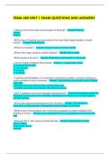FEMA 480 UNIT 1 EXAM QUESTIONS AND ANSWERS