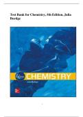 Test Bank for Chemistry&colon; Atoms First 5th Edition by Julia Burdge and Jason Overby&comma; All Chapters Covered&vert;&vert; Latest Edition
