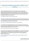 OB Chapter 19 Questions with Answers &lpar;100&percnt; Correct  Answers&rpar;