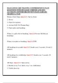 ELLIS LIFEGUARD TRAINING COMPREHENSIVE EXAM  QUESTIONS WITH DETAILED VERIFIED AND 100&percnt;  ACCURATE ANSWERS BRAND NEW EXAM ALREADY  GRADED A&plus; PASS