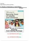 Test Bank for Wong's Nursing Care of Infants and Children 10th Edition by Hockenberry,all chapters 100% pass