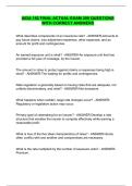 AIDA 182 FINAL ACTUAL EXAM 200 QUESTIONS  WITH CORRECT ANSWERS