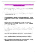 ASSISTANT LABORATORY ANIMAL TECHNICIAN &lpar;ALAT&rpar; CERTIFICATION EXAM  WITH VERY BEST SOLUTIONS 