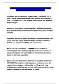 AIT ALBERTA WELDING FIRST YEAR FINAL EXAM 350  QUESTIONS AND VERIFIED ANSWERS