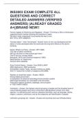 INS3003 EXAM COMPLETE ALL QUESTIONS AND CORRECT DETAILED ANSWERS &lpar;VERIFIED ANSWERS&rpar; &vert;ALREADY GRADED A&plus;&vert;&vert;BRAND NEW&excl;&excl;