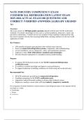 NATE INDUSTRY COMPETENCY EXAM COMMERCIAL REFRIGERATION LATEST EXAM 2025-2026 ACTUAL EXAM 100 QUESTIONS AND CORRECT &lpar;VERIFIED ANSWERS&rpar; &vert;ALREADY GRADED A&plus; 