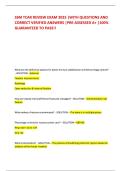 SSM TCAR REVIEW EXAM 2025 &vert;WITH QUESTIONS AND CORRECT VERIFIED ANSWERS &vert;PRE-ASSESSED A&plus; &vert;100&percnt; GUARANTEED TO PASS&excl;&excl; 