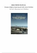 Principles of Highway Engineering and Traffic Analysis&comma; 7th Edition &ndash; Fred L&period; Mannering & Scott S&period; Washburn &ndash; Solutions Manual Chapters 1&ndash;18