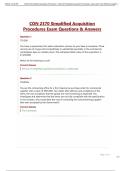 CON 2370 Simplified Acquisition Procedures Exam Questions & Answers