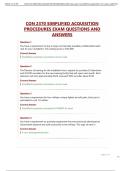 CON 2370 SIMPLIFIED ACQUISITION PROCEDURES EXAM QUESTIONS AND ANSWERS