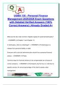 UGBA 135 Personal Finance &ndash; 50 Questions on Retirement&comma; Credit&comma; Advisors&comma; Investing &ndash; University of California&comma; Berkeley