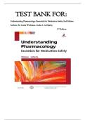 Test Bank For Understanding Pharmacology&colon; Essentials for Medication Safety 2nd Edition By M&period; Linda Workman&comma; Linda A&period; LaCharity&period; All Chapters 1-32 Well Covered&period; &vert;Latest 2026&period;