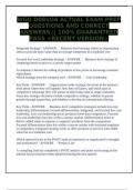 WGU D081OA ACTUAL EXAM PREP QUESTIONS AND CORRECT ANSWERS &vert;&vert; 100&percnt; GUARANTEED PASS <RECENT VERSION>