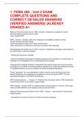 1&period; FEMA 480 - Unit 2 EXAM COMPLETE QUESTIONS AND CORRECT DETAILED ANSWERS &lpar;VERIFIED ANSWERS&rpar; &vert;ALREADY GRADED A&plus;