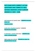 RVTI EXAM WITH CORRECT ACTUAL QUESTIONS AND CORRECTLY WELL DEFINED ANSWERS LATEST ALREADY GRADED A&plus; 2025 &ndash; 2026