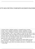 D775 WGU Section 1 exam with accurate solutions