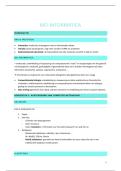 Samenvatting bio-informatica (compleet)