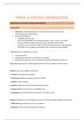 Samenvatting van alle lessen media en digitale samenleving 