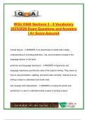 WGU D668   EXAM COMPLETE PACKAGE DEAL