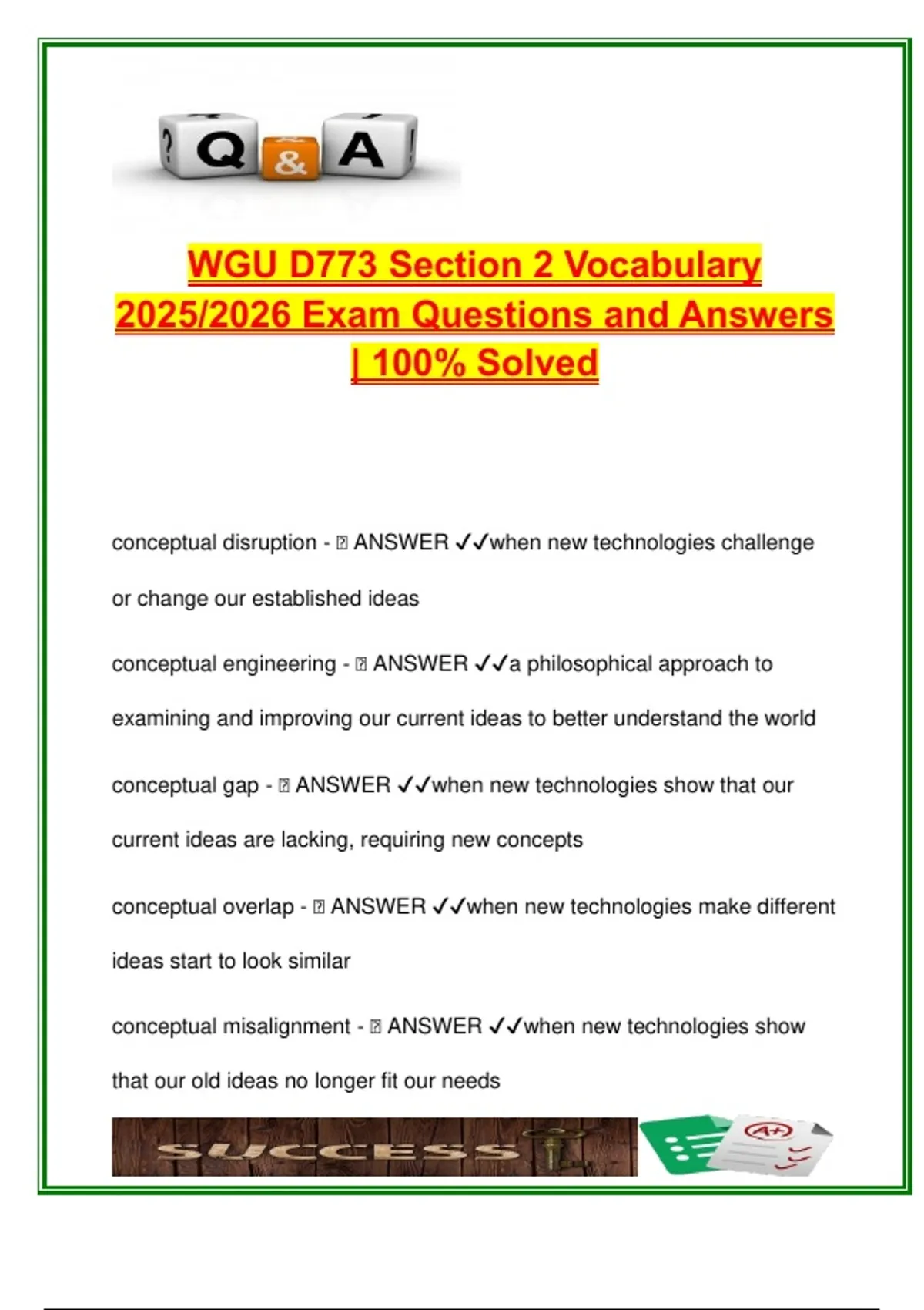 WGU D773 Section 2 Vocabulary – 20+ Verified Terms on Tech Ethics ...