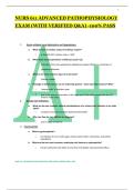 NURS 611 ADVANCED PATHOPHYSIOLOGY EXAM &lpar;WITH VERIFIED Q&A&rpar; -100- PASS