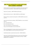 AWR 358-W &lpar;HAZWOPER&rpar; EXAM QUESTIONS WITH CORRECT ANSWERS 2025&sol;2026