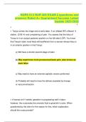 NURS 612 &sol; NUR 405 &ndash; Exam 2 Questions and Answers &ndash; Rated A&plus; with Latest Update 2025&sol;2026
