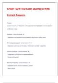 CHEM 1030 Final Exam Questions With Correct Answers&period;pdf