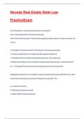 Nevada Real Estate State Law PracticeExam&period;pdf