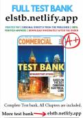 Test Bank for Electrical Wiring Commercial 9th Edition