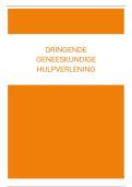 Samenvatting dringende geneeskundige hulpverlening + boek: door het oog van de naald