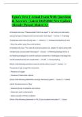 Egan's Test 1 Actual Exam With Questions & Answers &vert; Latest 2025&sol;2026 New Update &vert; Already Passed &vert; Rated A&plus;