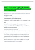 Egan's Test 3 Actual Exam With Questions and Answers &vert; Latest 2025&sol;2026 New Update &vert; Already Graded A&plus;