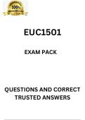 EUC1501 LATEST EXAM PACK 2025  &lbrack;DETAILED QUESTIONS AND ANSWERS&rsqb;