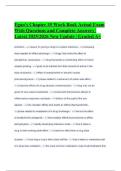 Egan's Chapter 35 Work Book Actual Exam With Questions and Complete Answers &vert; Latest 2025&sol;2026 New Update &vert; Graded A&plus;