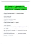Egan's Chapter 11- Ventilation Actual Exam Questions with Complete Solutions &vert; Latest 2025&sol;2026 New Update &vert; Graded A&plus;