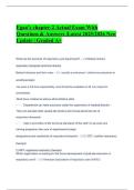 Egan's chapter-2 Actual Exam With Questions & Answers &vert;Latest 2025&sol;2026 New Update &vert; Graded A&plus;