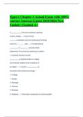 Egan's Chapter 3 Actual Exam with 100&percnt; correct Answers Latest 2025&sol;2026 New Update &vert; Graded A&plus;