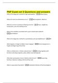 PNP Exam set 5 Questions and answers 