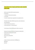SNHD PROTOCOLS EXAM QUESTIONS AND ANSWERS  &lpar;2025&sol;2026&rpar;   